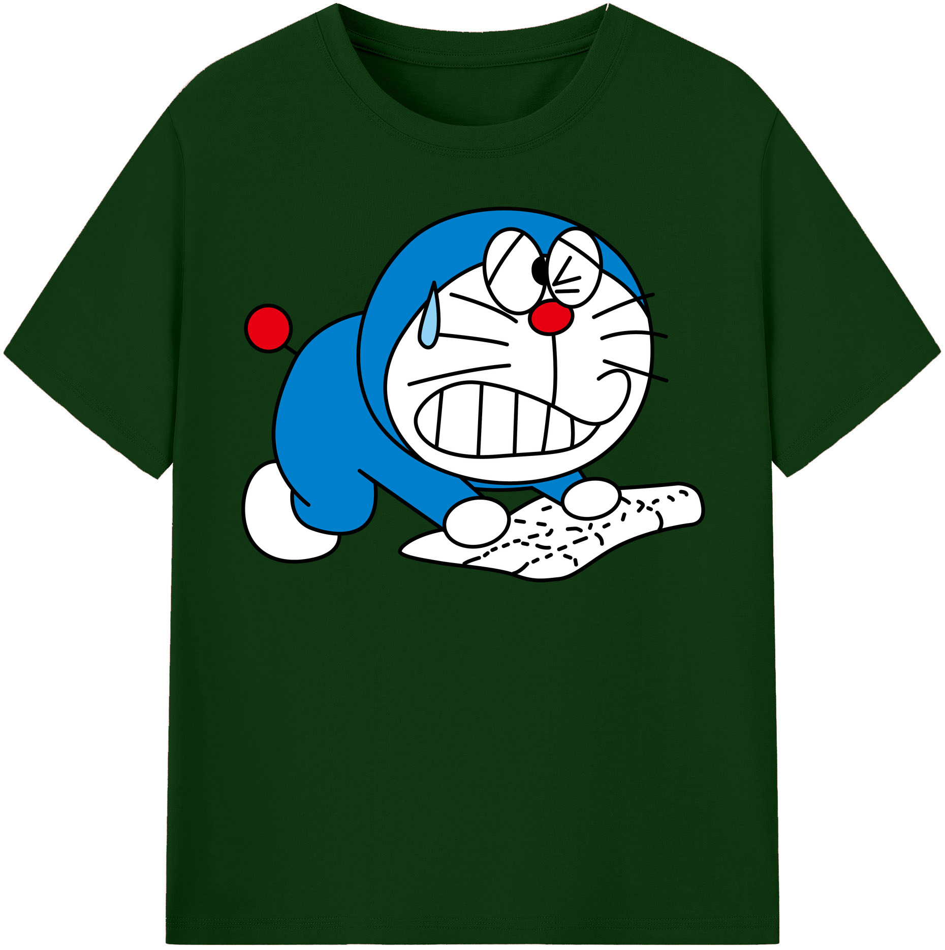 （画像用） ドラえもん Doraemon 綿100％半袖Tシャツ（フロントプリント）